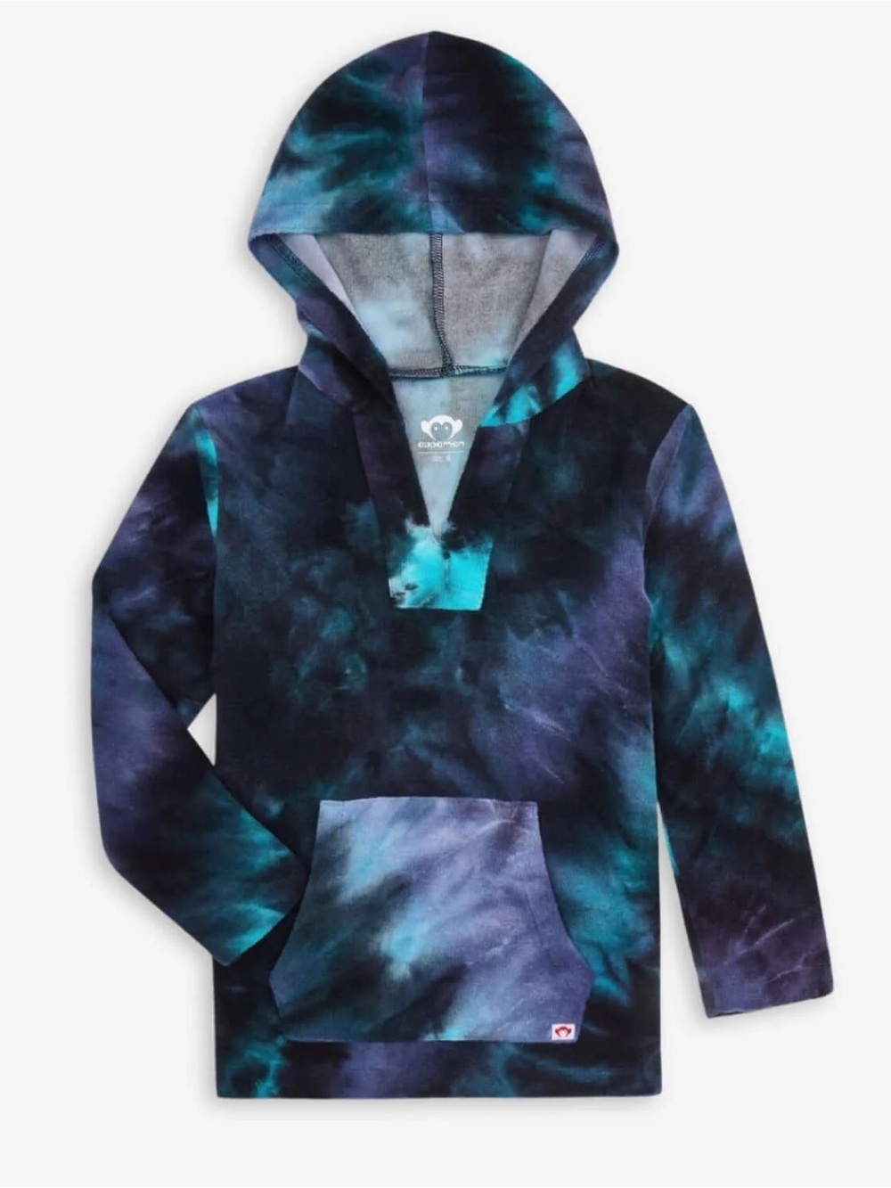 Appaman Kids/Boys’ Ocean Tie Dye Baja Pullover + Short Set – Size 8